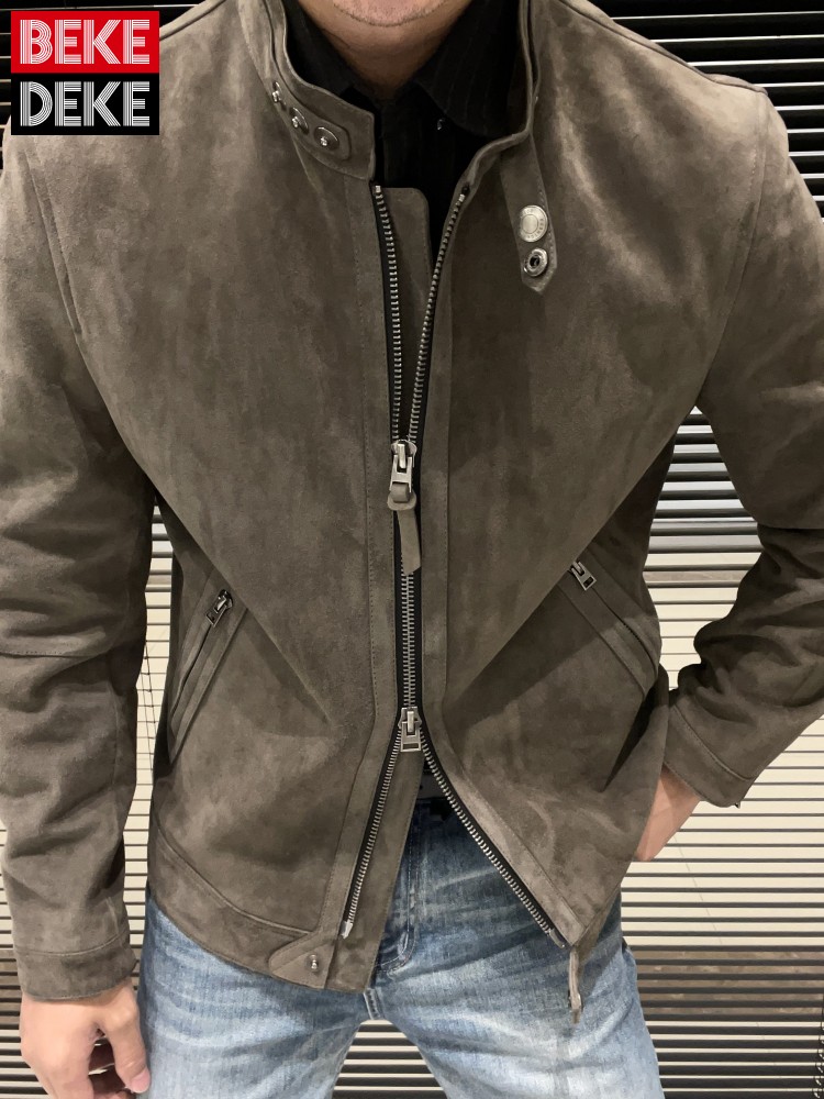 Leather Work For Kids - Giacca da uomo alla moda, nuova,