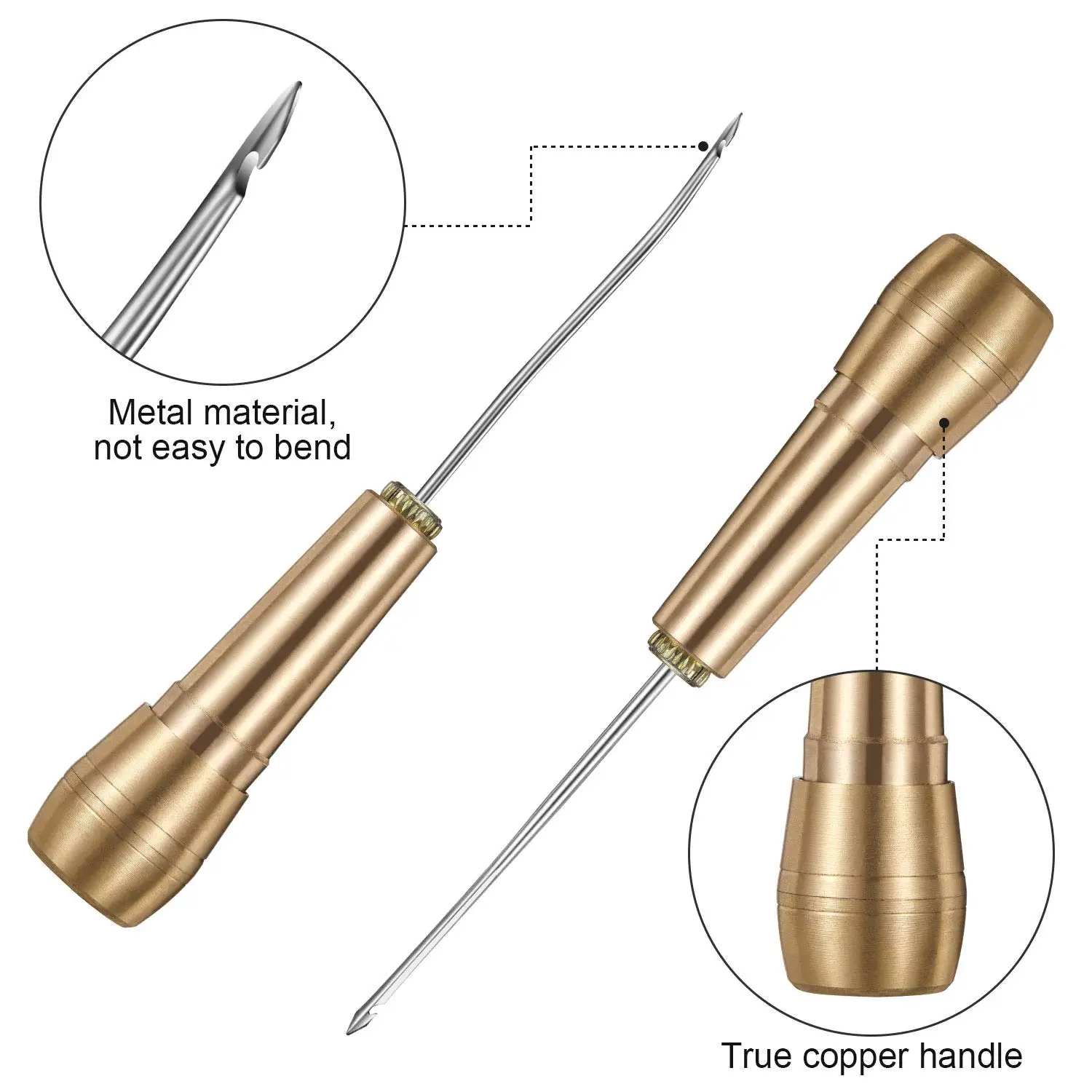 Leatherwork Repairs - Kit per Cucire la Pelle con