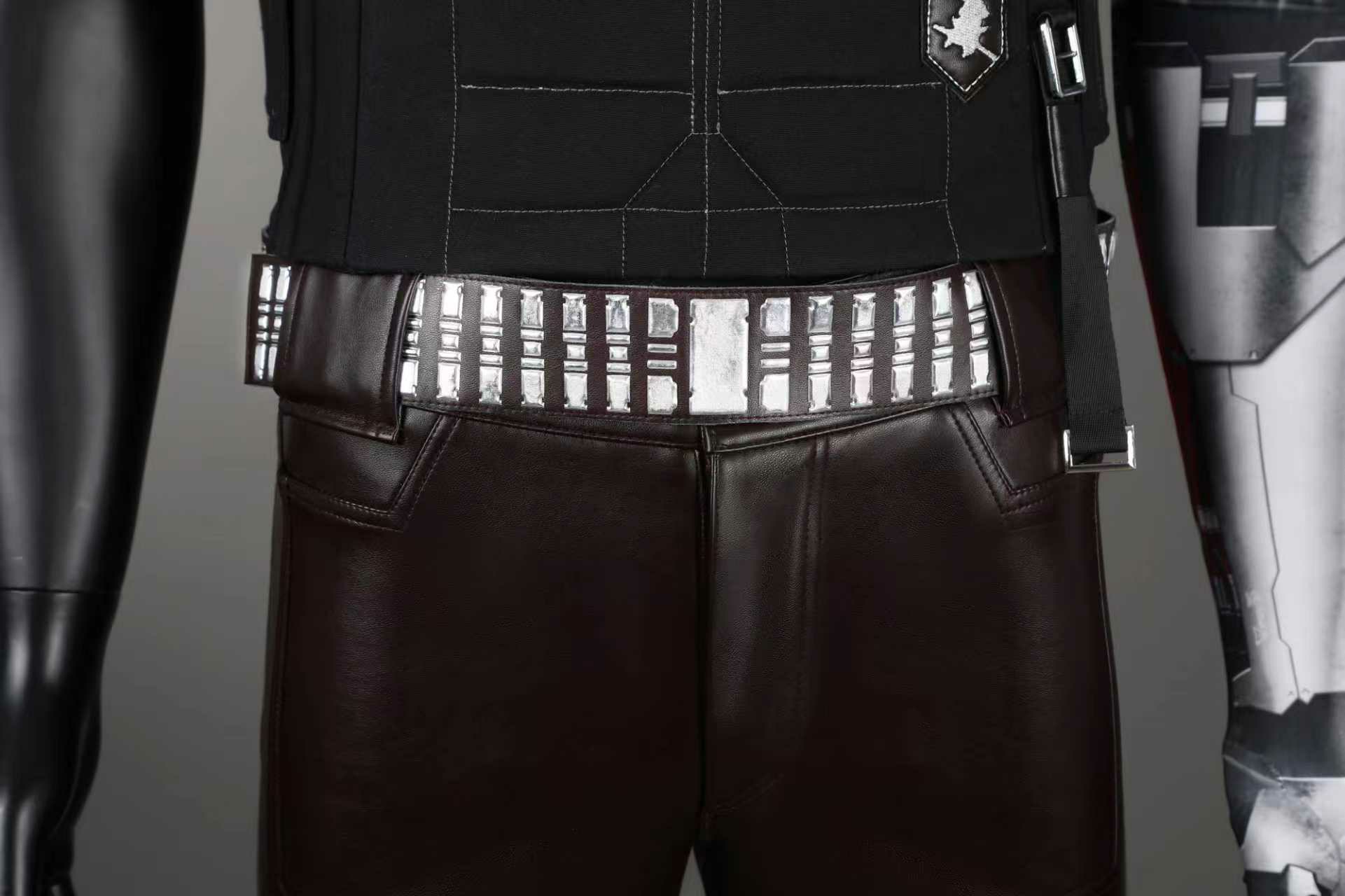 Leather Work Pants - Johnny silverhand Costume Cosplay Abiti da
