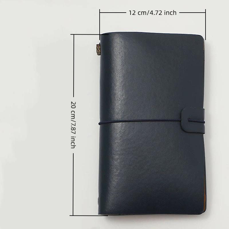 Leatherwork Journal - Taccuino Ricaricabile in Pelle PU Vintage,