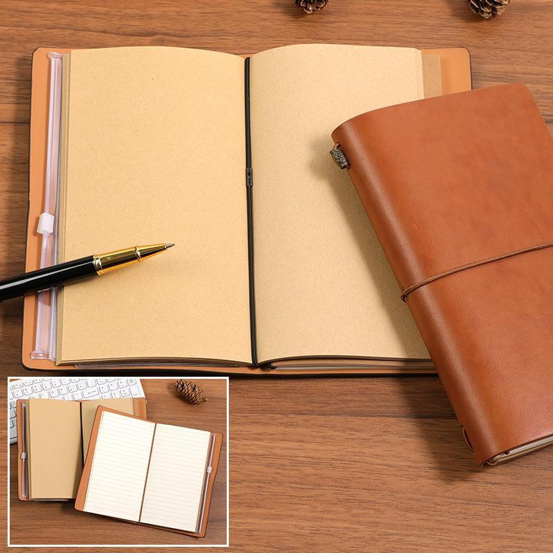 Leatherwork Journal - Nuovo Quaderno Ricaricabile in Pelle PU