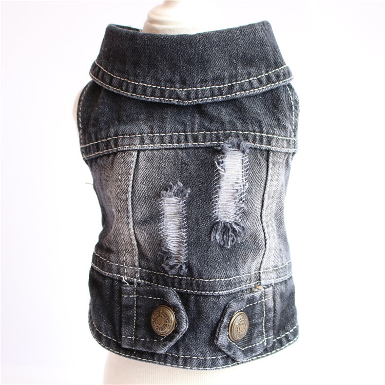 Leather Work Jeans - Vestiti per animali domestici all'ingrosso Moda