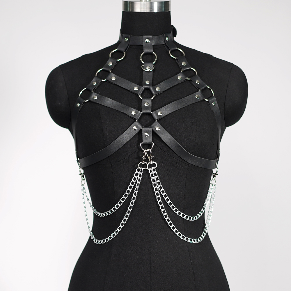 Leather Work Harness - Cintura da donna sexy Cintura pettorale