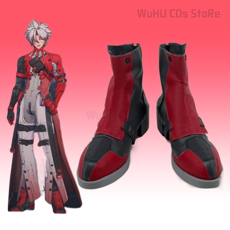 Leather Work Pants - Gioco Wuthering Waves Scar Scarpe Cosplay