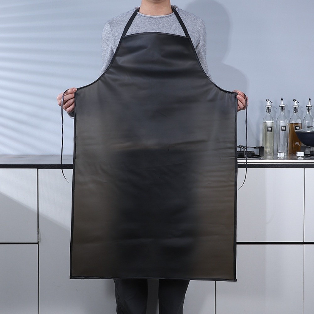 Leather Work Factory - Grembiule in PVC Impermeabile e Resistente