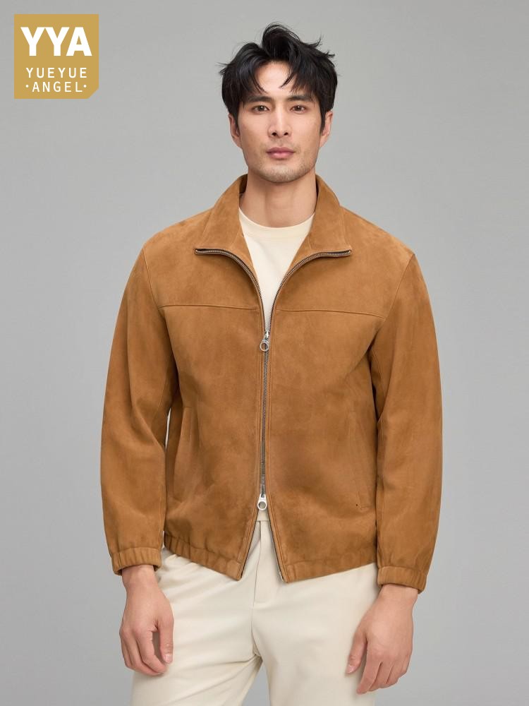 Leather Work For Kids - Giacca da uomo in morbida pelle
