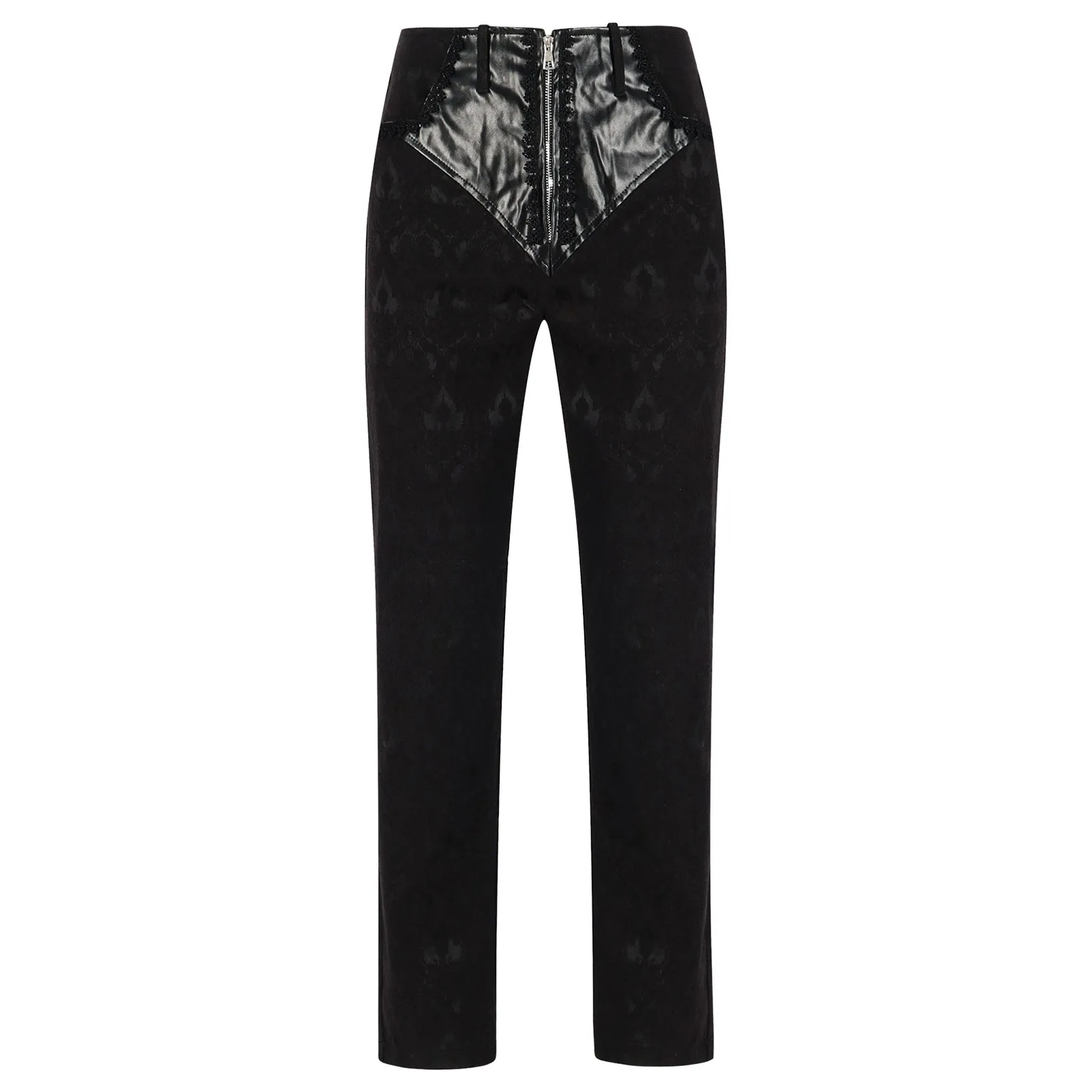 Leather Work Pants - Pantaloni Steampunk medievali da uomo in