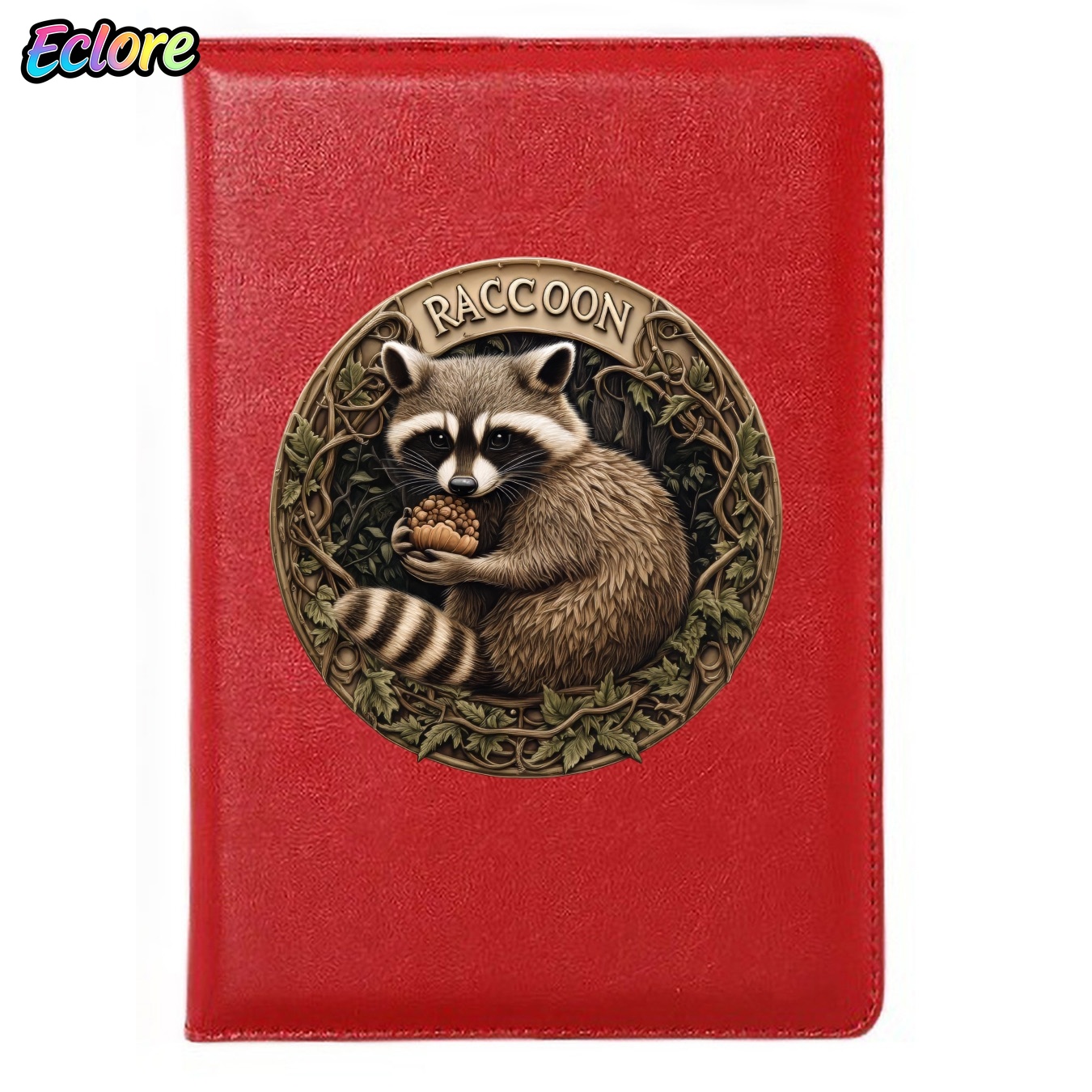 Leatherwork Journal - Diario in pelle vintage con illustrazione