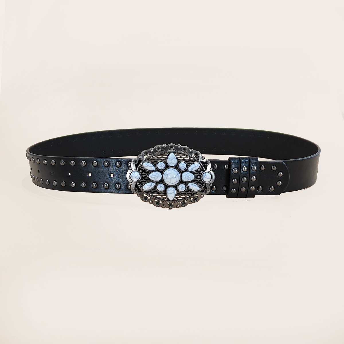 Cintura casual punk con rivett - Leather Work Jeans recensione e prezzo