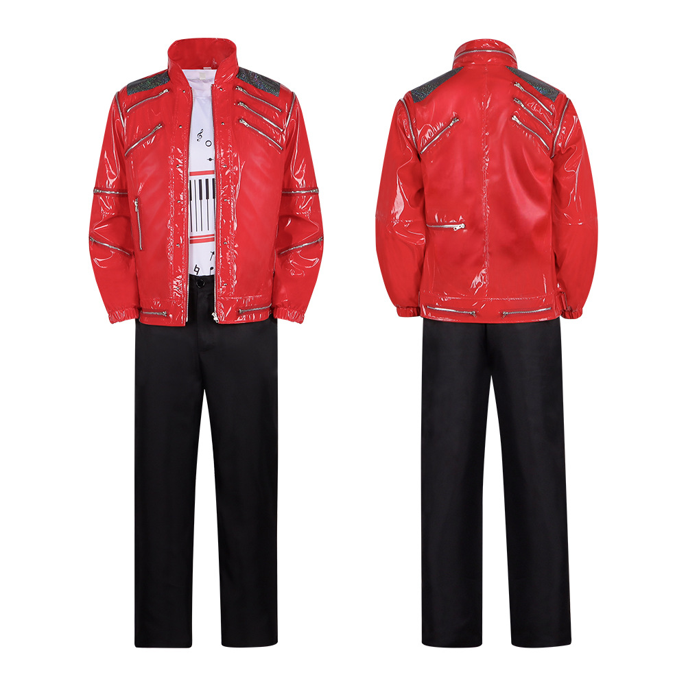Giacca in Pelle Rossa da Uomo, - Leather Work Pants recensione e prezzo