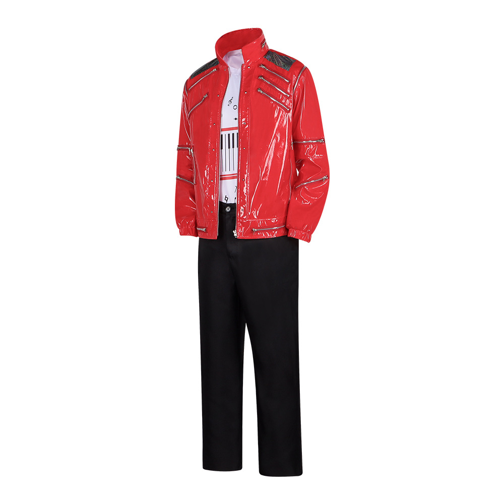 Giacca in Pelle Rossa da Uomo, - Leather Work Pants recensione e prezzo