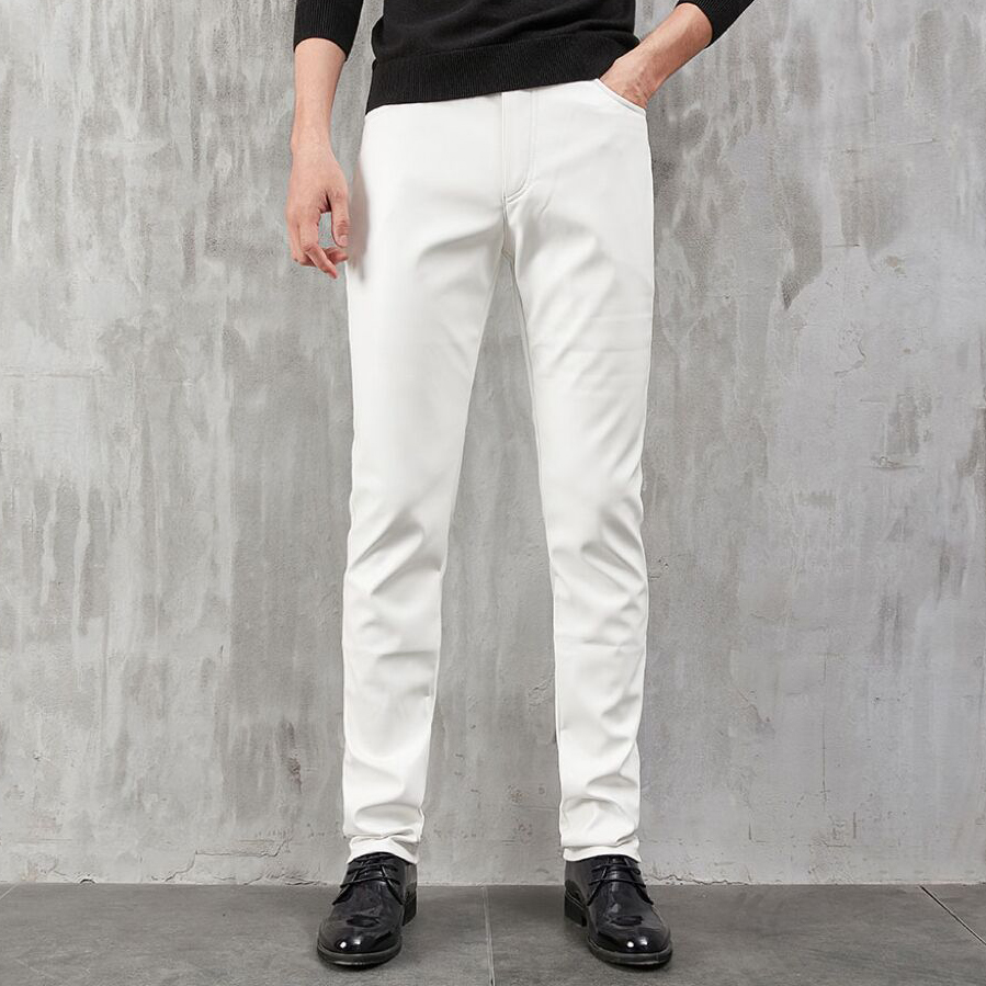 Pantaloni in pelle da uomo Pan - Leather Work Pants recensione e prezzo