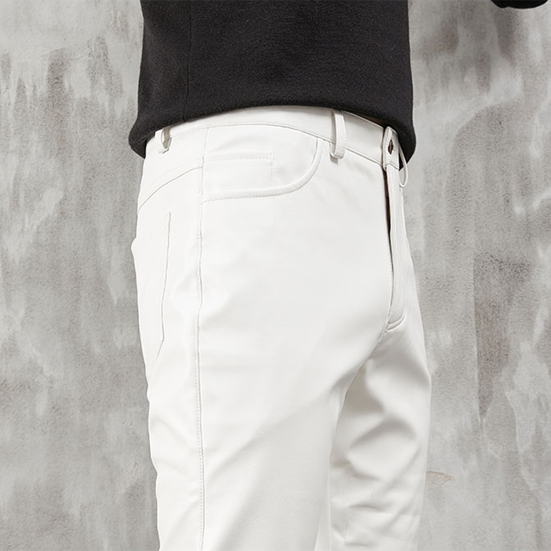 Pantaloni in pelle da uomo Pan - Leather Work Pants recensione e prezzo