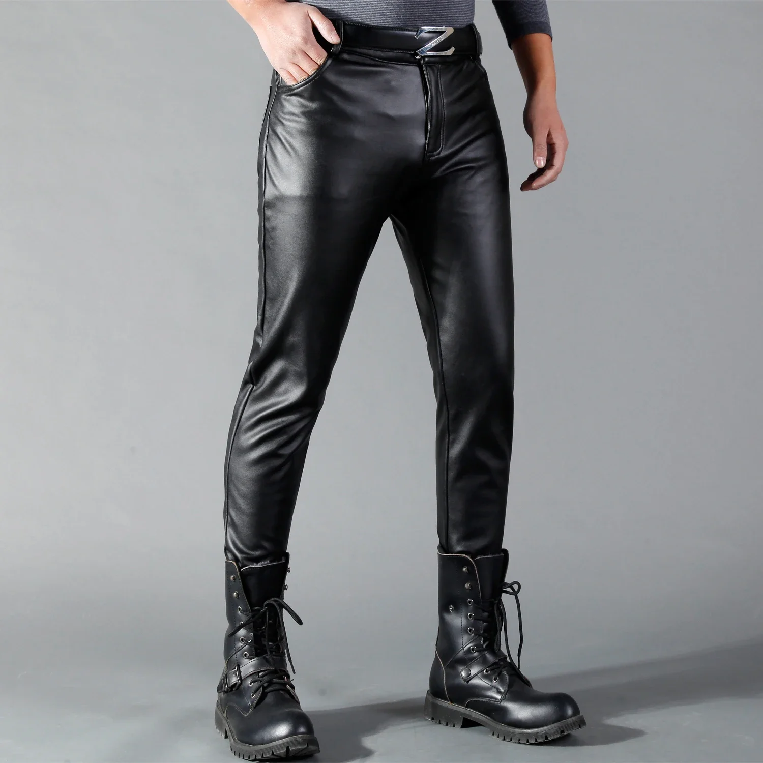 Pantaloni in pelle da uomo Ski - Leather Work Pants recensione e prezzo