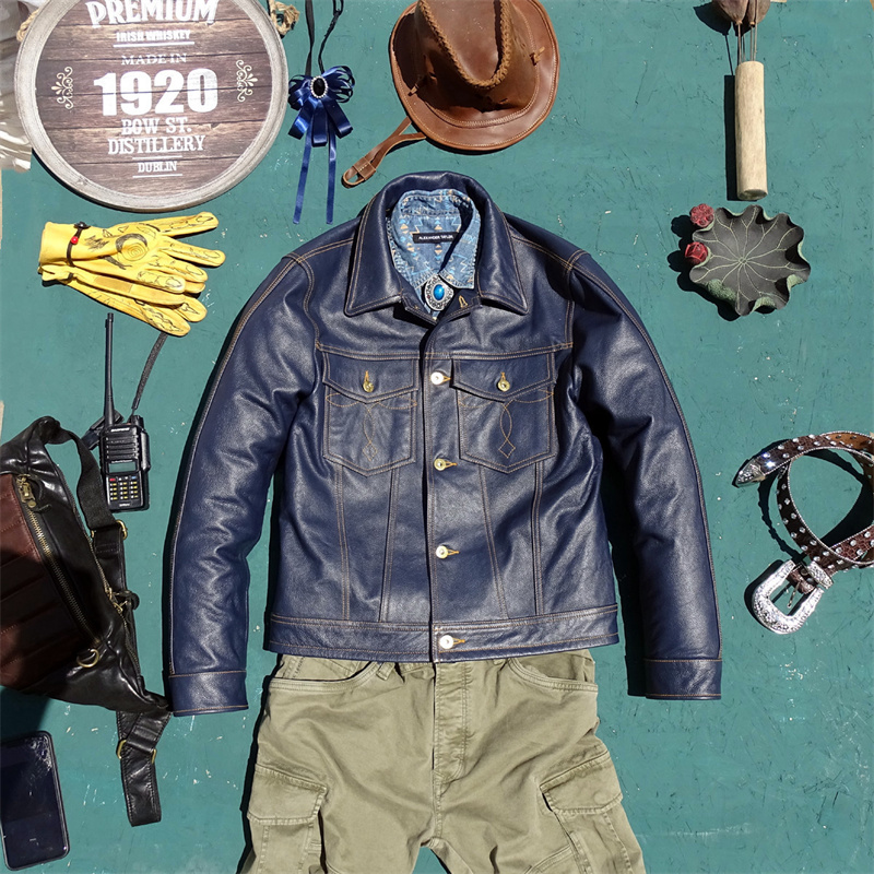   Giacca in Vera Pelle Knight, - Leather Work Jeans recensione e prezzo